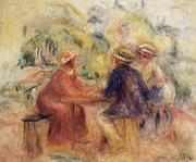 Meeting in the Garden Pierre Renoir